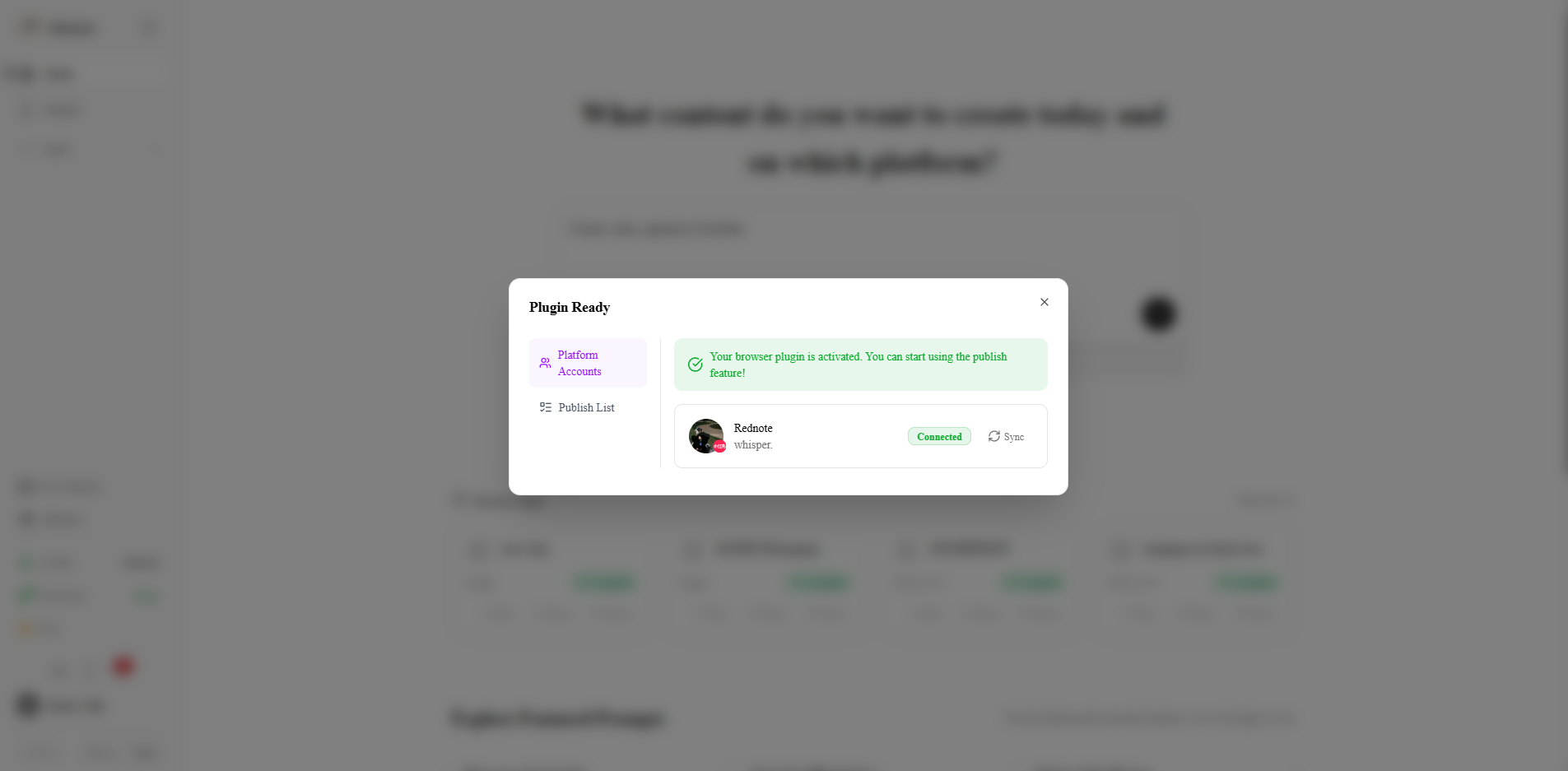 After logging in, refresh the page to see the account is authorized